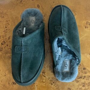 UGG Discoquette Genuine Shearling Slide Slippers Forest Night  9